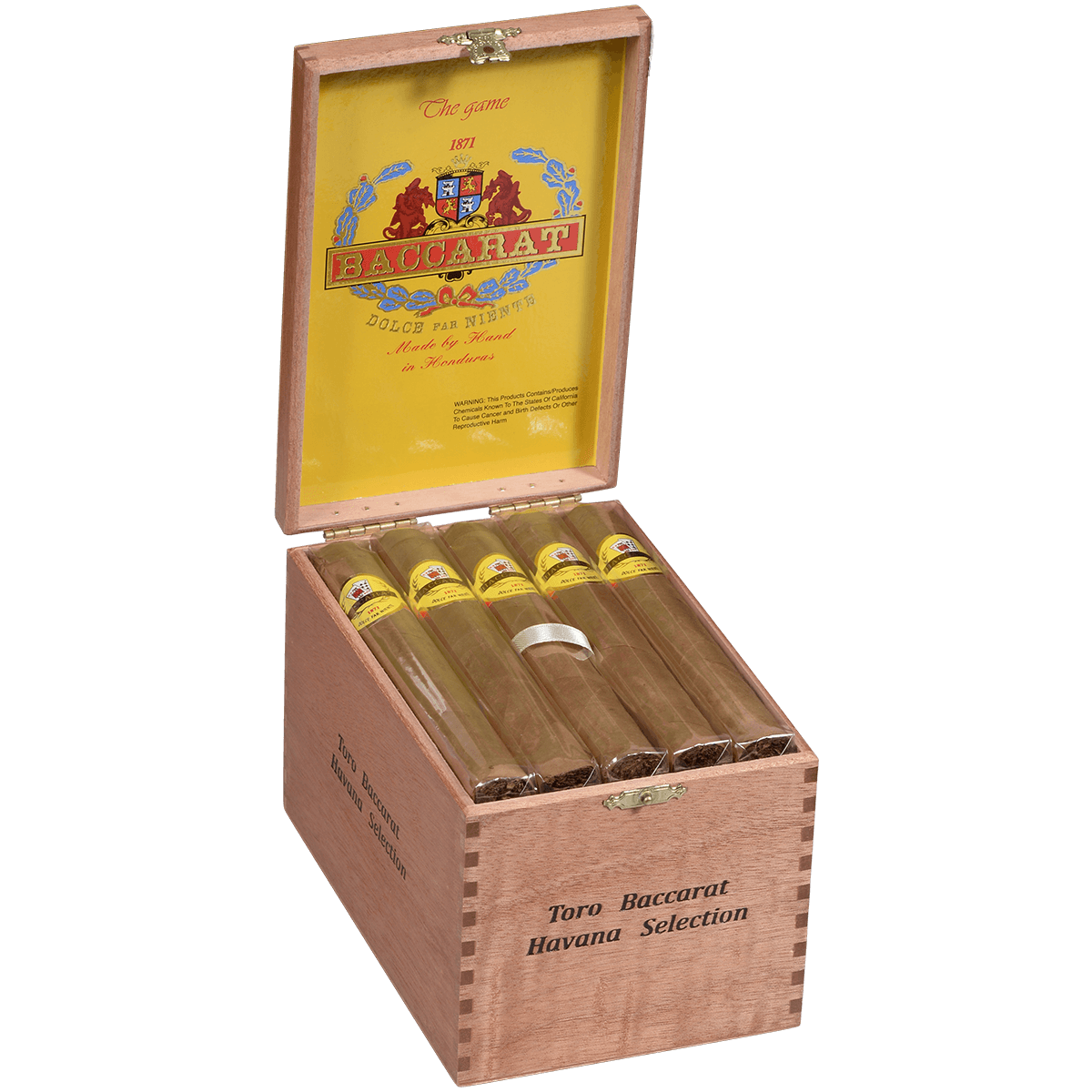 Baccarat The Game Toro Natural 25 Ct. Box 6.00X50