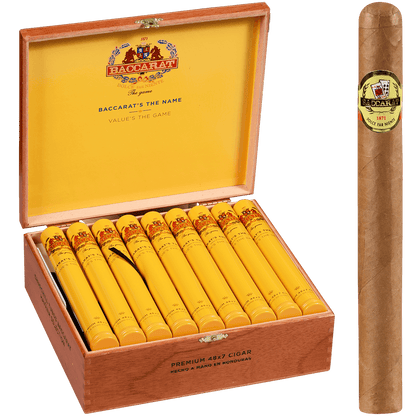 **BACCARAT "THE GAME" CHURCHILL NATURAL TUBO 25 CT. BOX 7.00X48