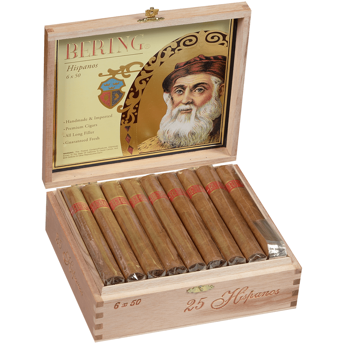 Bering Hispano Natural 25 Ct. Box 6.00X50