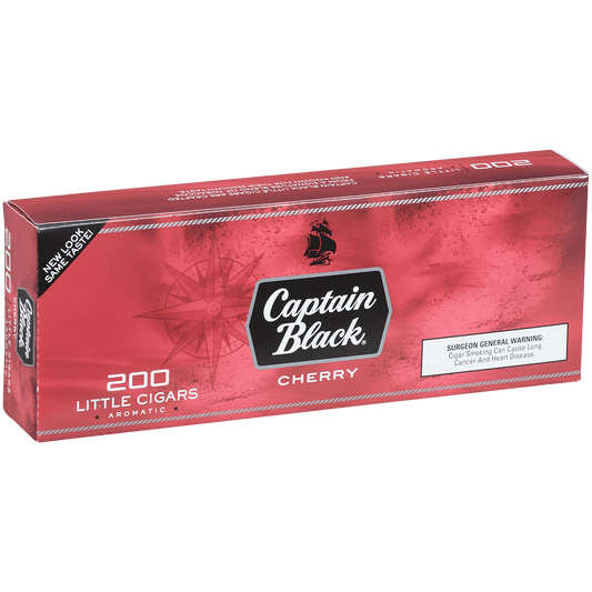 Captain Black Little Cigars Sweets Cherry 10/20 Packs 3.88X20