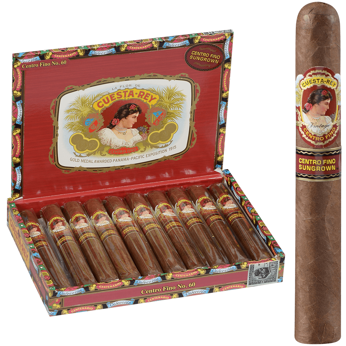 Cuesta-Rey Centro Fino Toro #60 10 Ct. Box 6.00X50