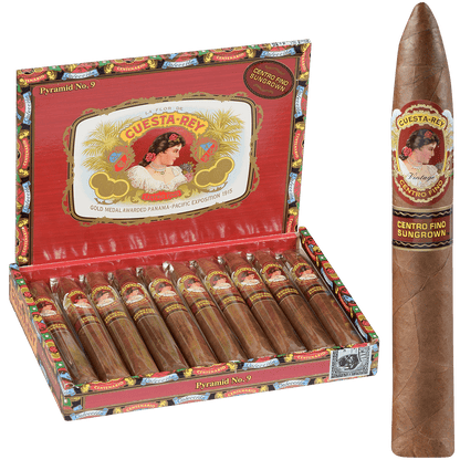 Cuesta-Rey Centro Fino Pyramid #9 10 Ct. Box 6.25X52
