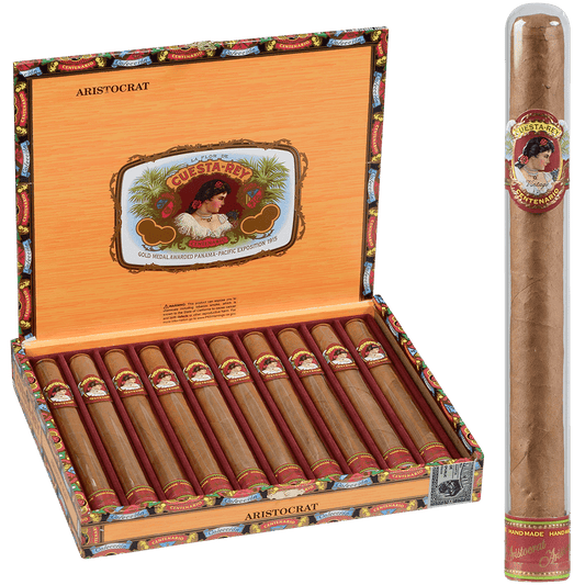Cuesta-Rey Centenario Aristocrat Natural Glass Tubes 10 Ct. Box 7.25X48
