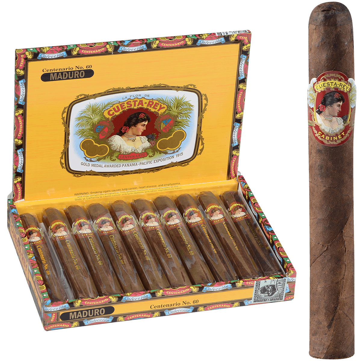Cuesta-Rey Centenario No.60 Maduro 10 Ct. Box 6.00X50