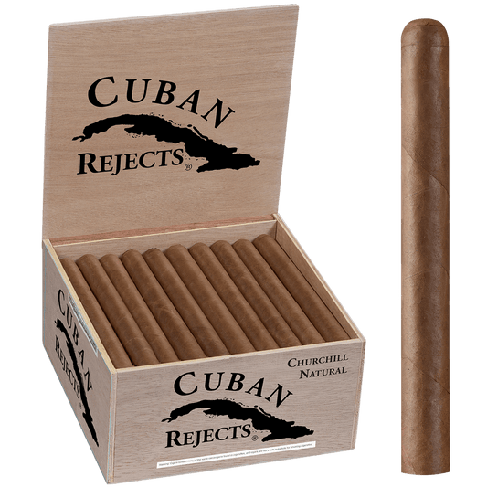 Cuban Rejects Churchill Natural 50 Ct. Box 7.00X48