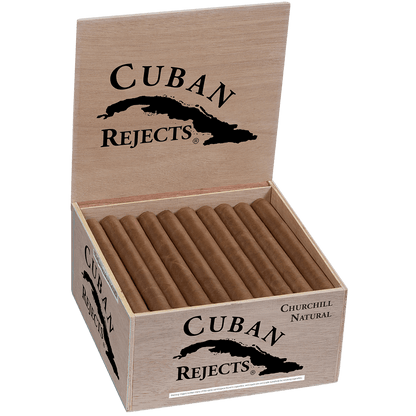 Cuban Rejects Churchill Natural 50 Ct. Box 7.00X48