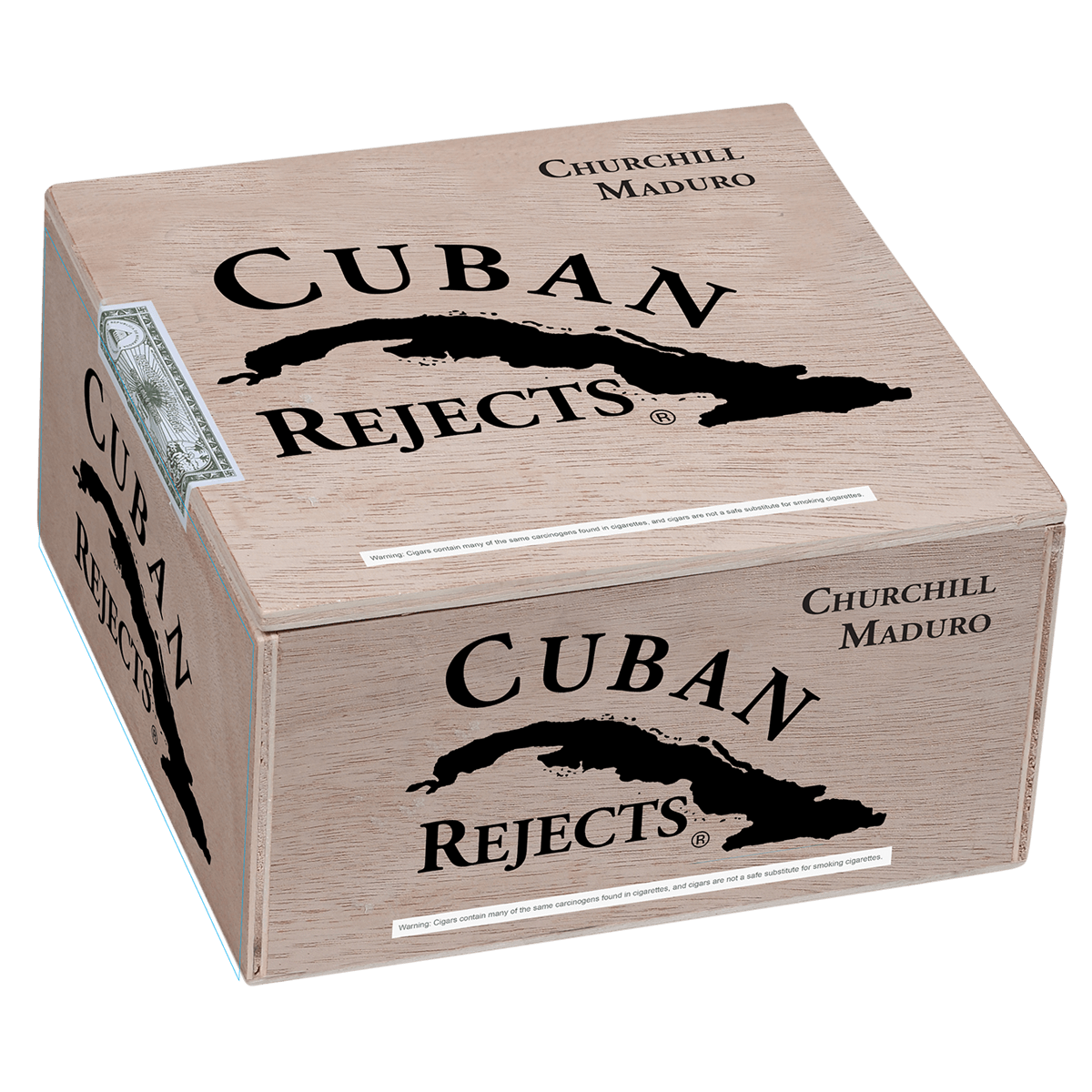 Cuban Rejects Churchill Maduro 50 Ct. Box 7.00X48
