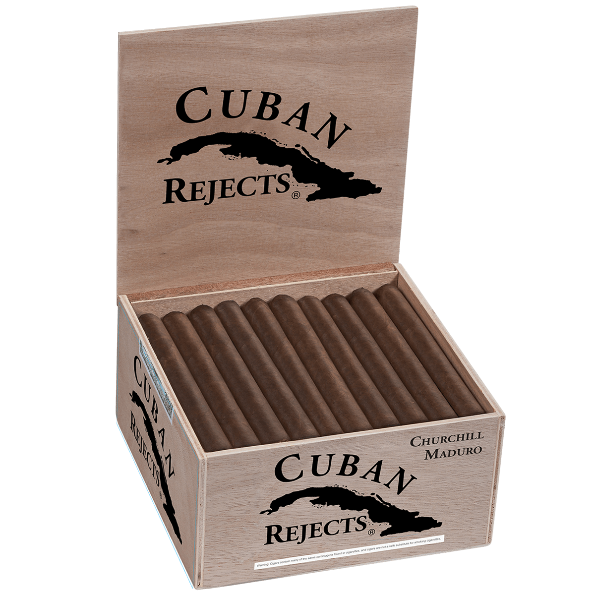 Cuban Rejects Churchill Maduro 50 Ct. Box 7.00X48