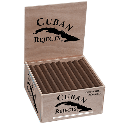 Cuban Rejects Churchill Maduro 50 Ct. Box 7.00X48