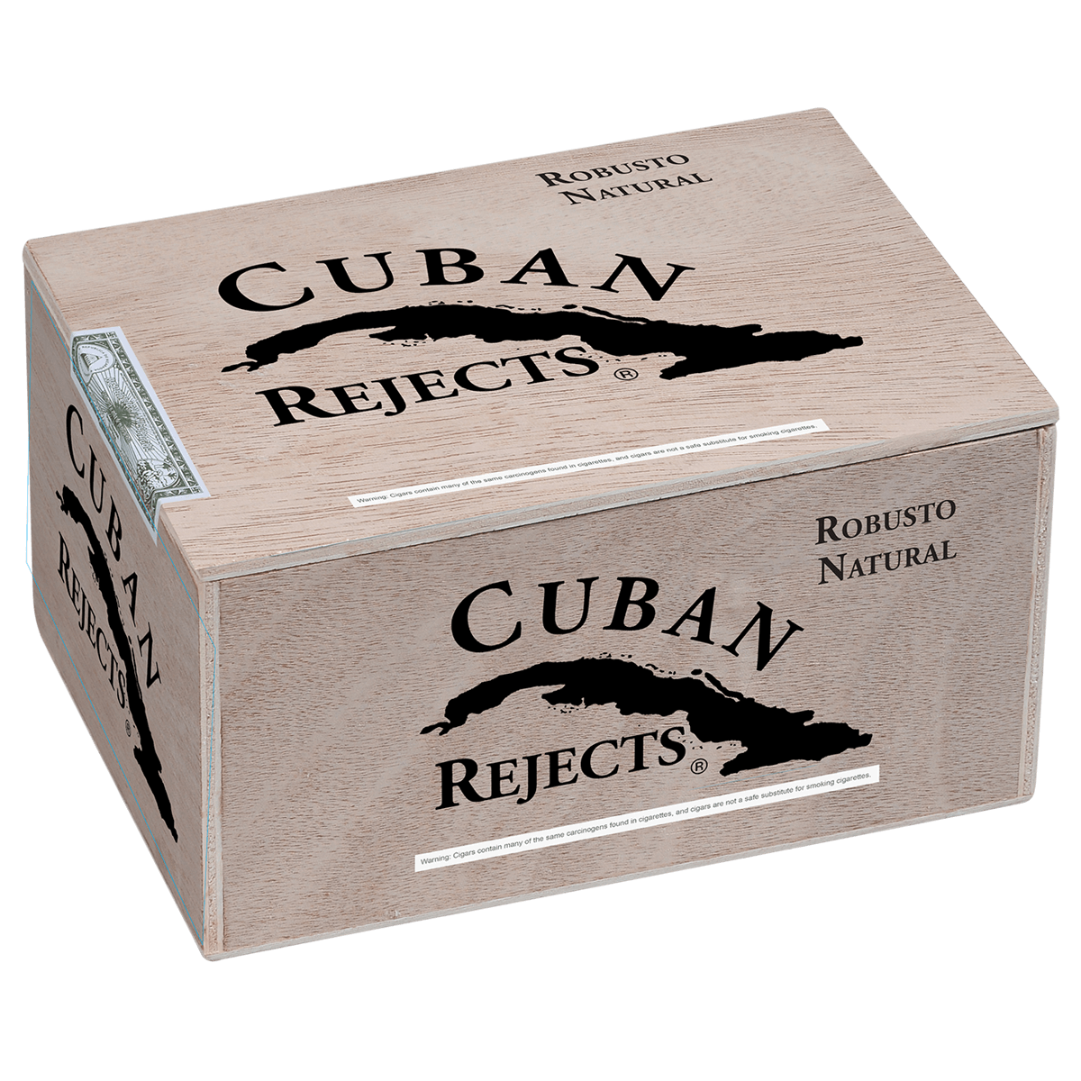 Cuban Rejects Robusto Natural 50 Ct. Box 5.00X50
