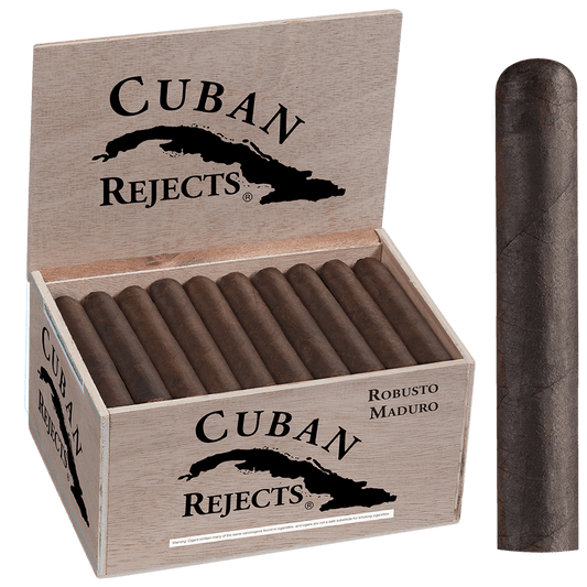 Cuban Rejects Robusto Maduro 50 Ct. Box 5.00X50
