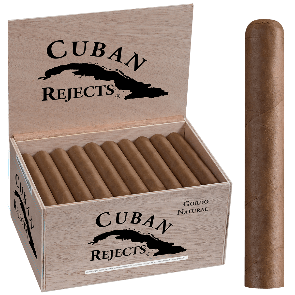 Cuban Rejects Toro Gordo Natural 50 Ct Box 6.00X60