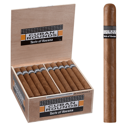 Cuban Rounds Churchill Natural 40 Ct. Box 7.00X48