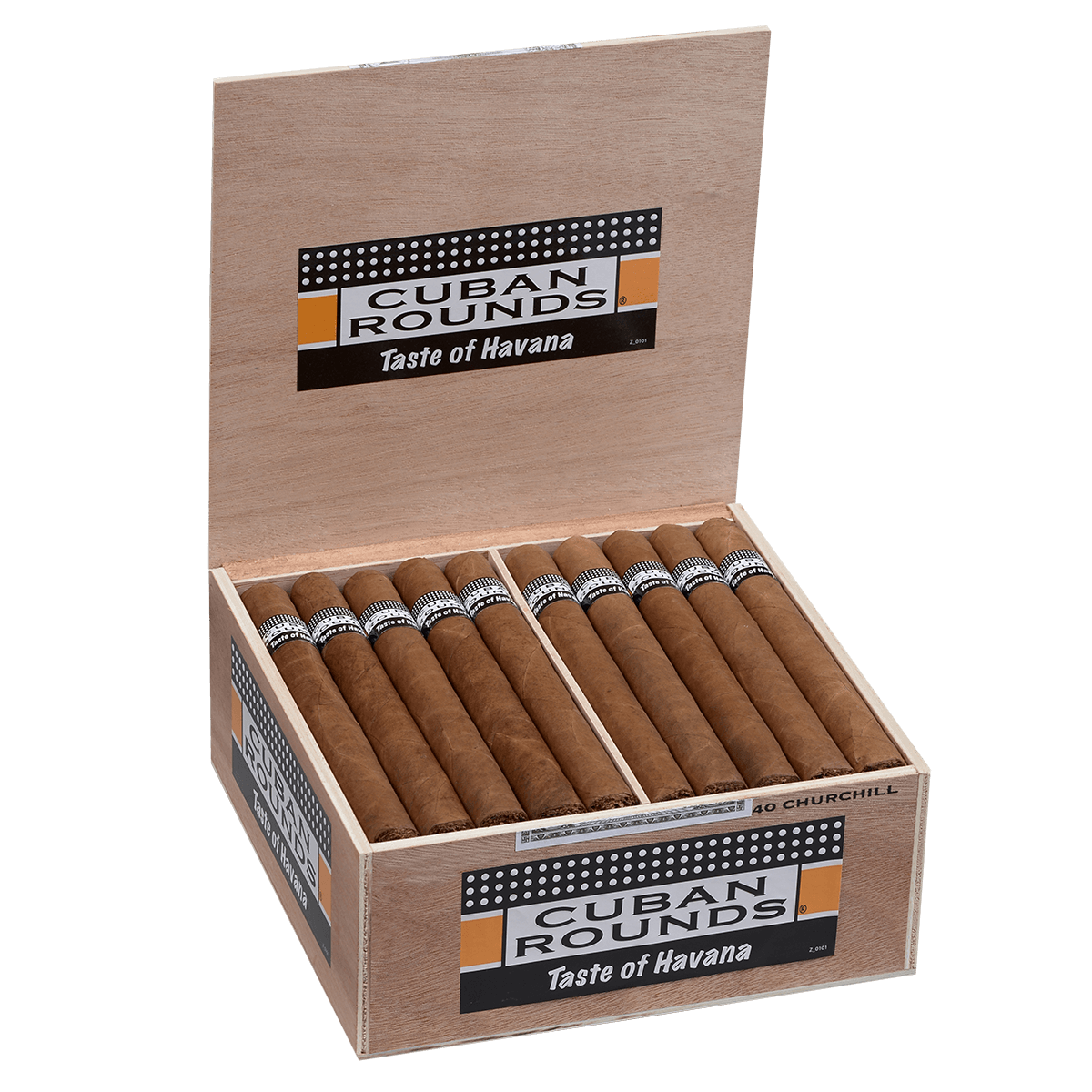 Cuban Rounds Churchill Natural 40 Ct. Box 7.00X48