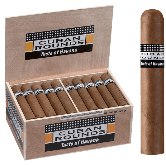 Cuban Rounds Robusto Natural 40 Ct. Box 5.00X50
