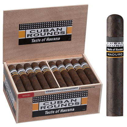 Cuban Rounds Robusto Maduro 40 Ct. Box 5.00X50