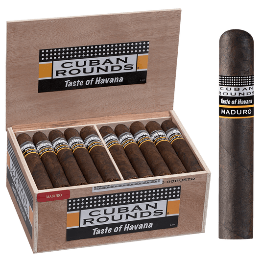 Cuban Rounds Robusto Maduro 40 Ct. Box 5.00X50