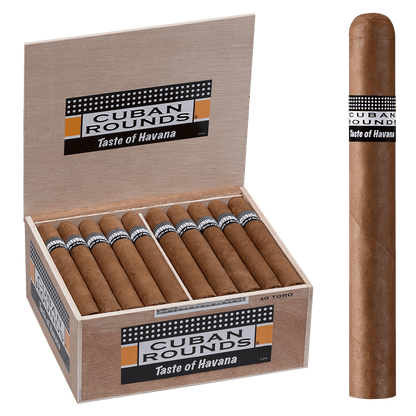 Cuban Rounds Toro Natural 40 Ct. Box 6.00X50