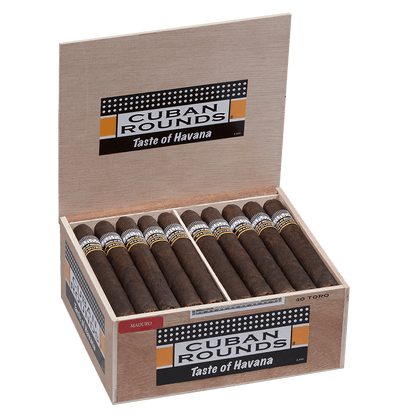 Cuban Rounds Toro Maduro 40 Ct. Box 6.00X50