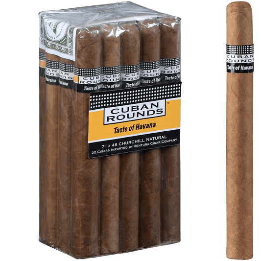 Cuban Rounds Churchill Natural 20 Ct. Bundle 7.00X48