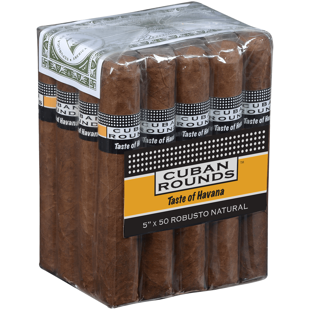 Cuban Rounds Robusto Natural 20 Ct. Bundle 5.00X50