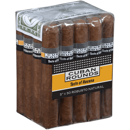 Cuban Rounds Robusto Natural 20 Ct. Bundle 5.00X50