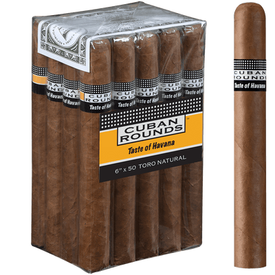 Cuban Rounds Toro Natural 20 Ct. Bundle 6.00X50