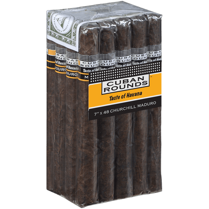 Cuban Rounds Churchill Maduro 20 Ct. Bundle 7.00X48