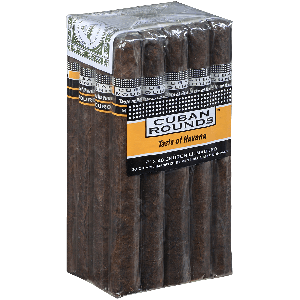 Cuban Rounds Churchill Maduro 20 Ct. Bundle 7.00X48
