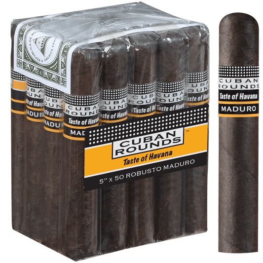 Cuban Rounds Robusto Maduro 20 Ct. Bundle 5.00X50