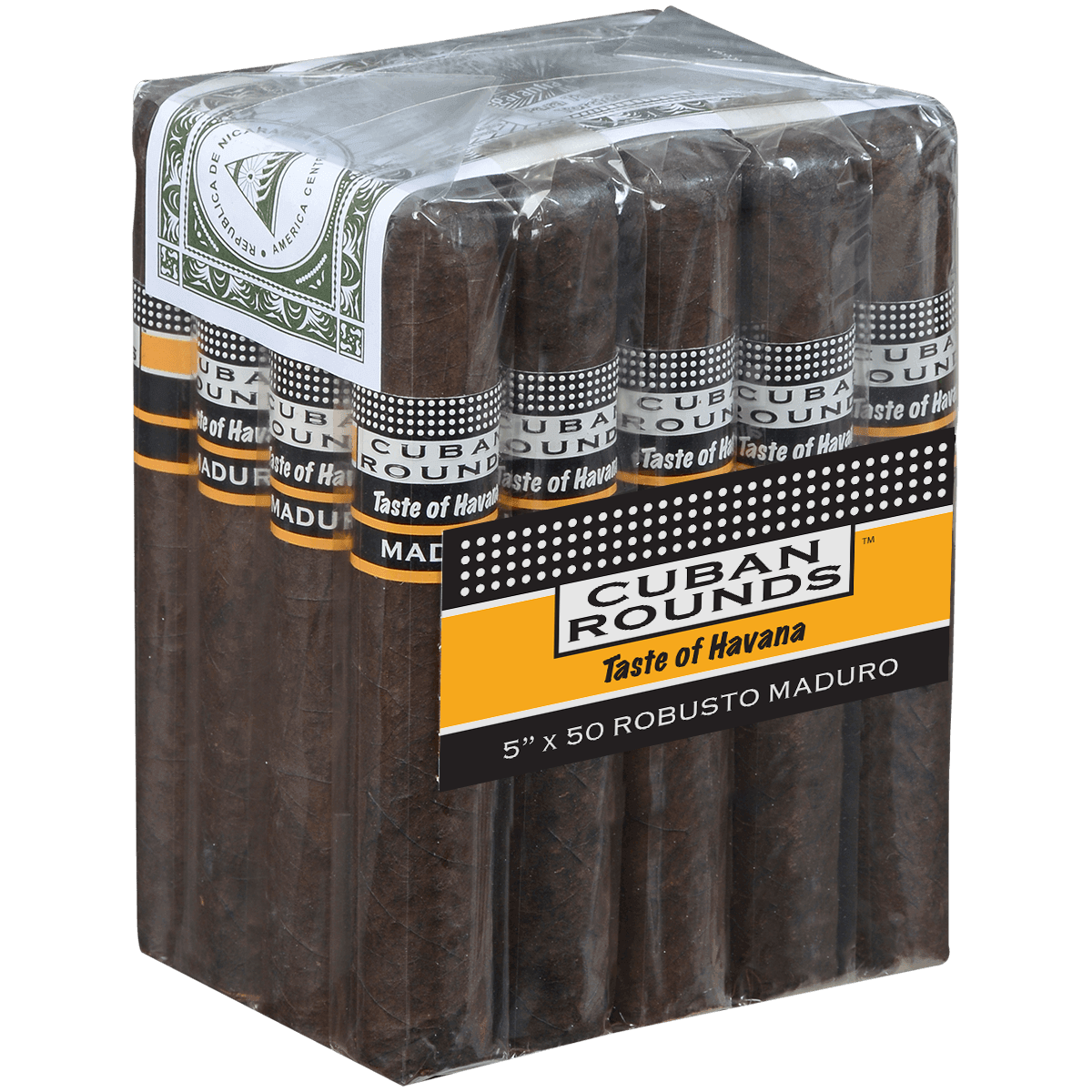 Cuban Rounds Robusto Maduro 20 Ct. Bundle 5.00X50