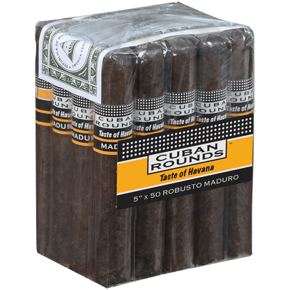 Cuban Rounds Robusto Maduro 20 Ct. Bundle 5.00X50