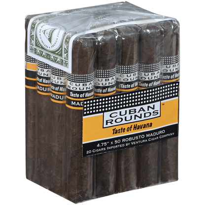 Cuban Rounds Robusto Maduro 20 Ct. Bundle 5.00X50