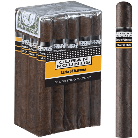 Cuban Rounds Toro Maduro 20 Ct. Bundle 6.00X50