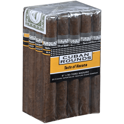 Cuban Rounds Toro Maduro 20 Ct. Bundle 6.00X50