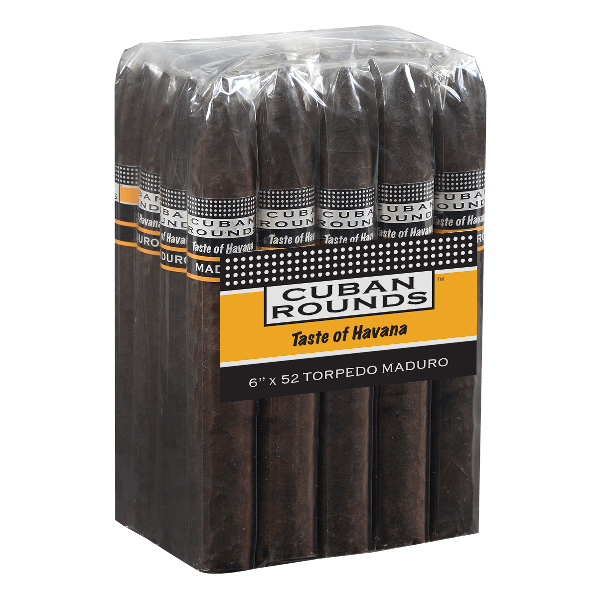 Cuban Rounds Torpedo Maduro 20 Ct. Bundle 6.00X52