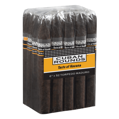 Cuban Rounds Torpedo Maduro 20 Ct. Bundle 6.00X52