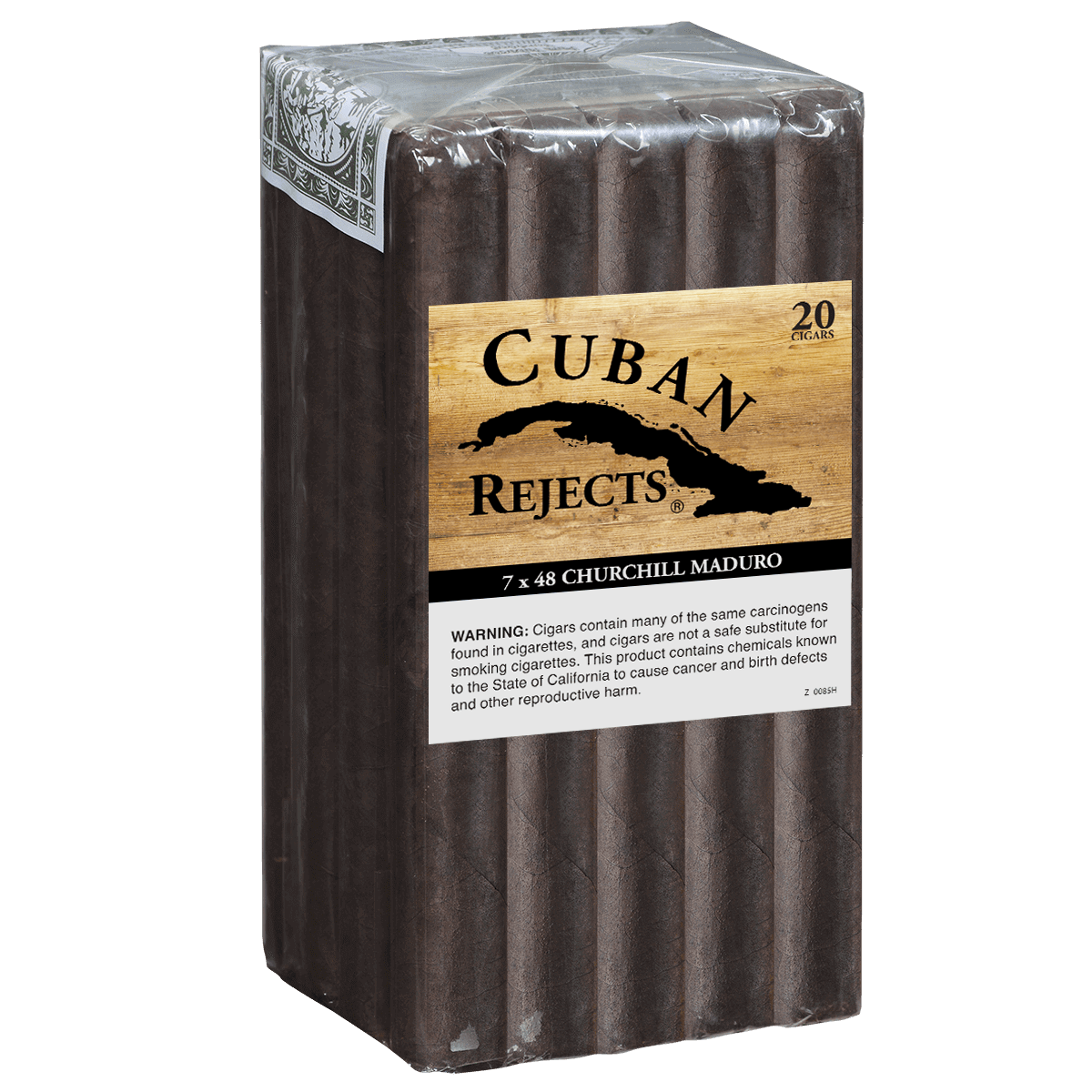 Cuban Rejects Churchill Maduro 20 Ct Bundle 7.00X48