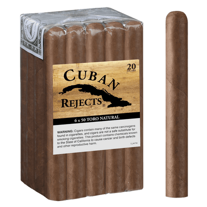 Cuban Rejects Toro Natural 20 Ct. Bundle 6.00X50