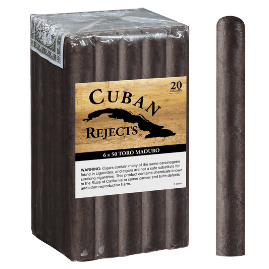 Cuban Rejects Toro Maduro 20 Ct. Bundle 6.00X50