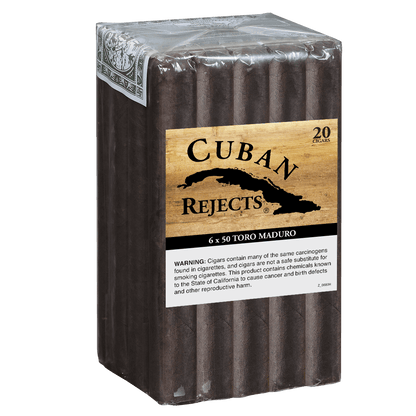Cuban Rejects Toro Maduro 20 Ct. Bundle 6.00X50