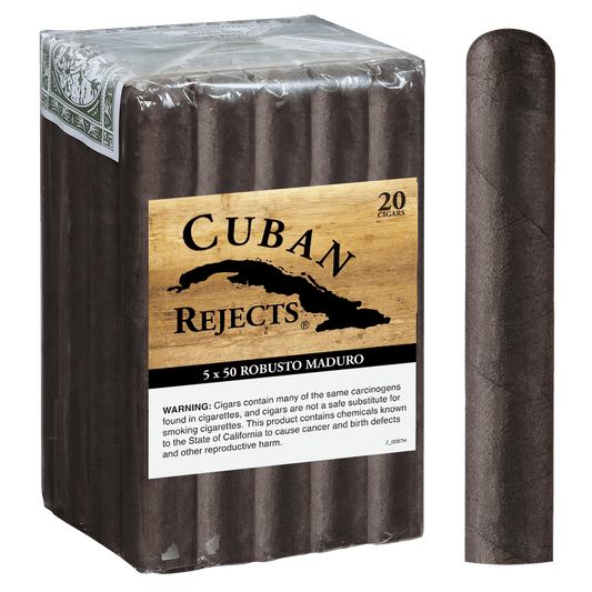 Cuban Rejects Robusto Maduro 20 Ct. Bundle 5.00X50