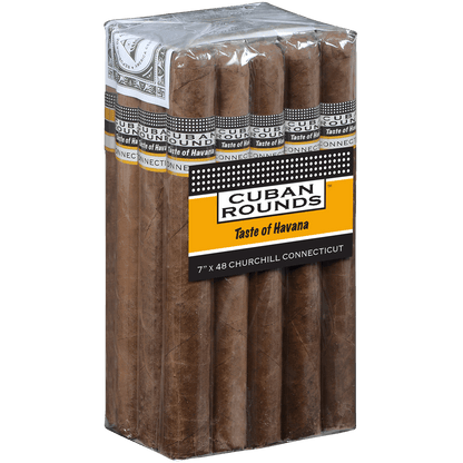 Cuban Rounds Churchill Connecticut 20 Ct Bundle 7.00X48
