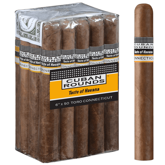 Cuban Rounds Toro Connecticut 20 Ct. Bundle 6.00X50