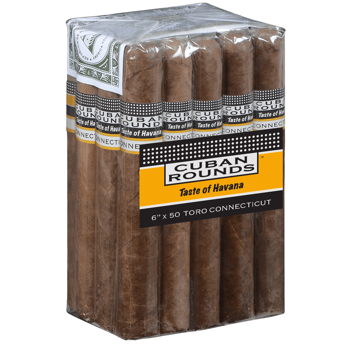 Cuban Rounds Toro Connecticut 20 Ct. Bundle 6.00X50
