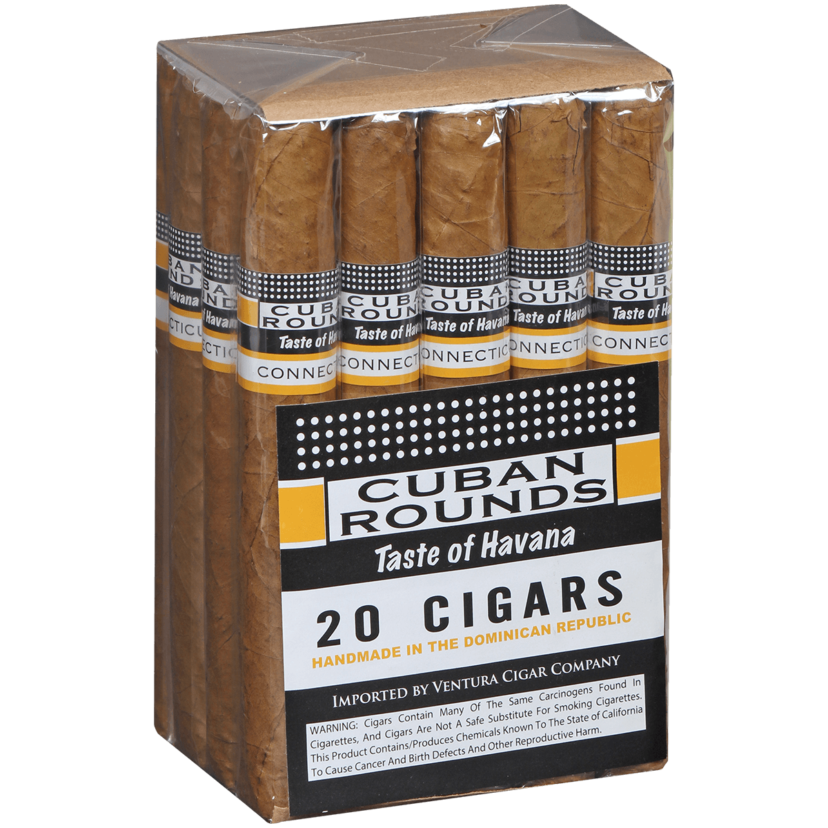Cuban Rounds Toro Connecticut 20 Ct. Bundle 6.00X50