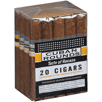 Cuban Rounds Robusto Connecticut 20 Ct. Bundle 5.00X50