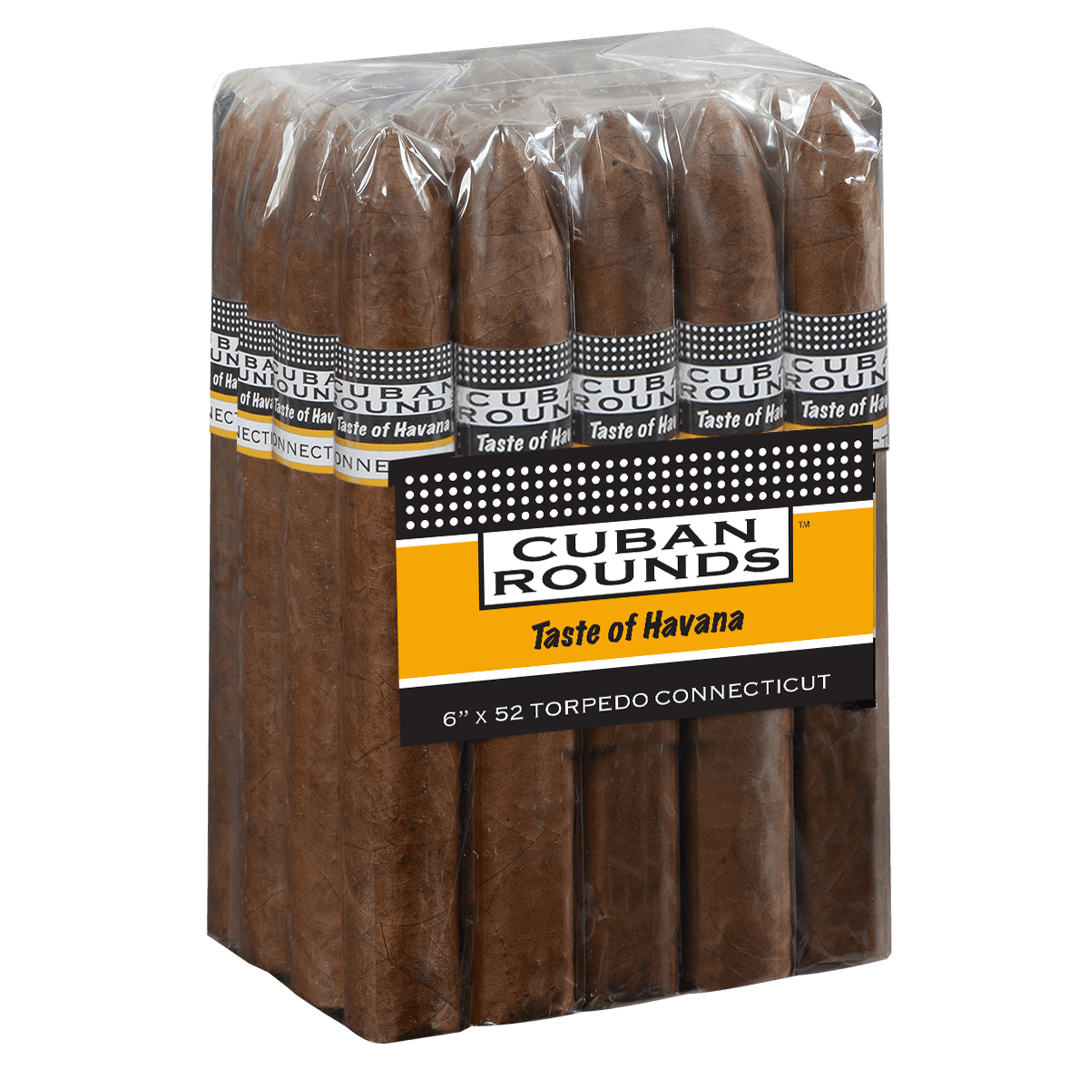 Cuban Rounds Torpedo Connecticut 20 Ct. Bundle 6.00X52