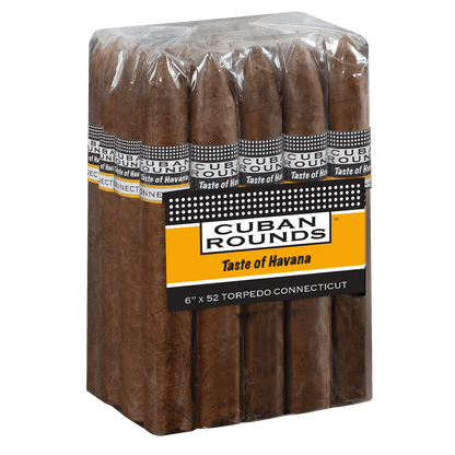 Cuban Rounds Torpedo Connecticut 20 Ct. Bundle 6.00X52