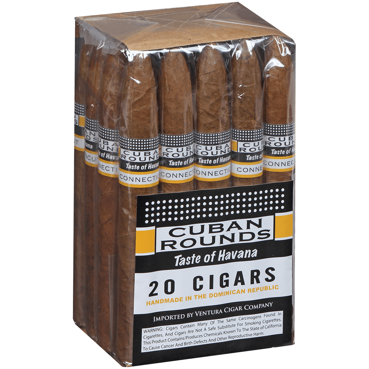 Cuban Rounds Torpedo Connecticut 20 Ct. Bundle 6.00X52